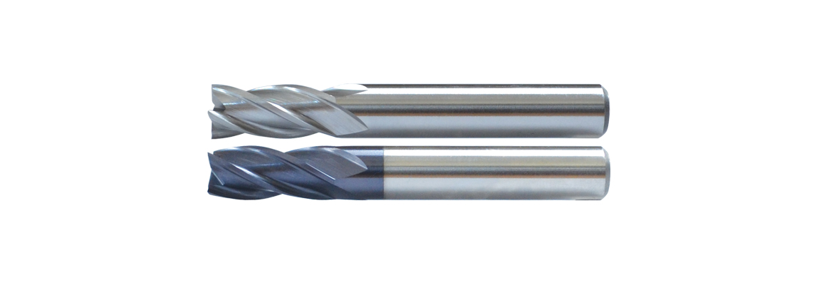 314 - Multi-Flute End Mills - Regular Length - Plain Shank - HSS-Co8 - Uncoated and TiAIN Coated