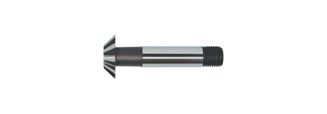 Inverted Dovetail Cutters - Threaded Shank - HSS-Co5